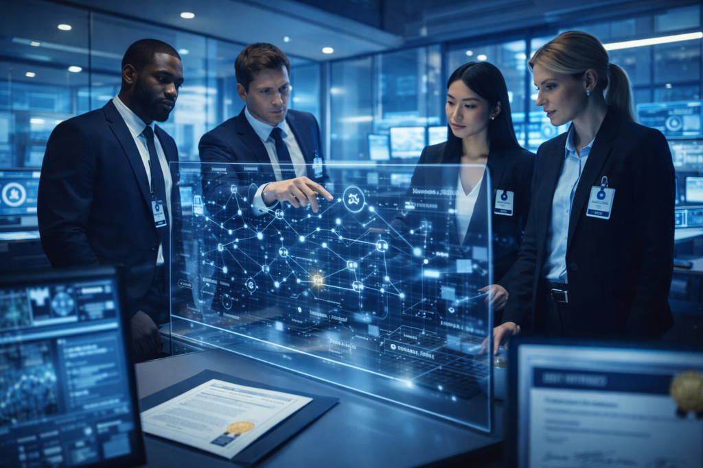 Crypto recovery experts team with blockchain forensic certifications.